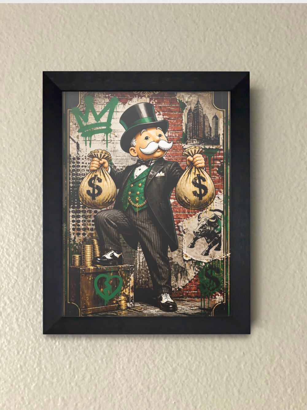 Monopoly Money Wall Art